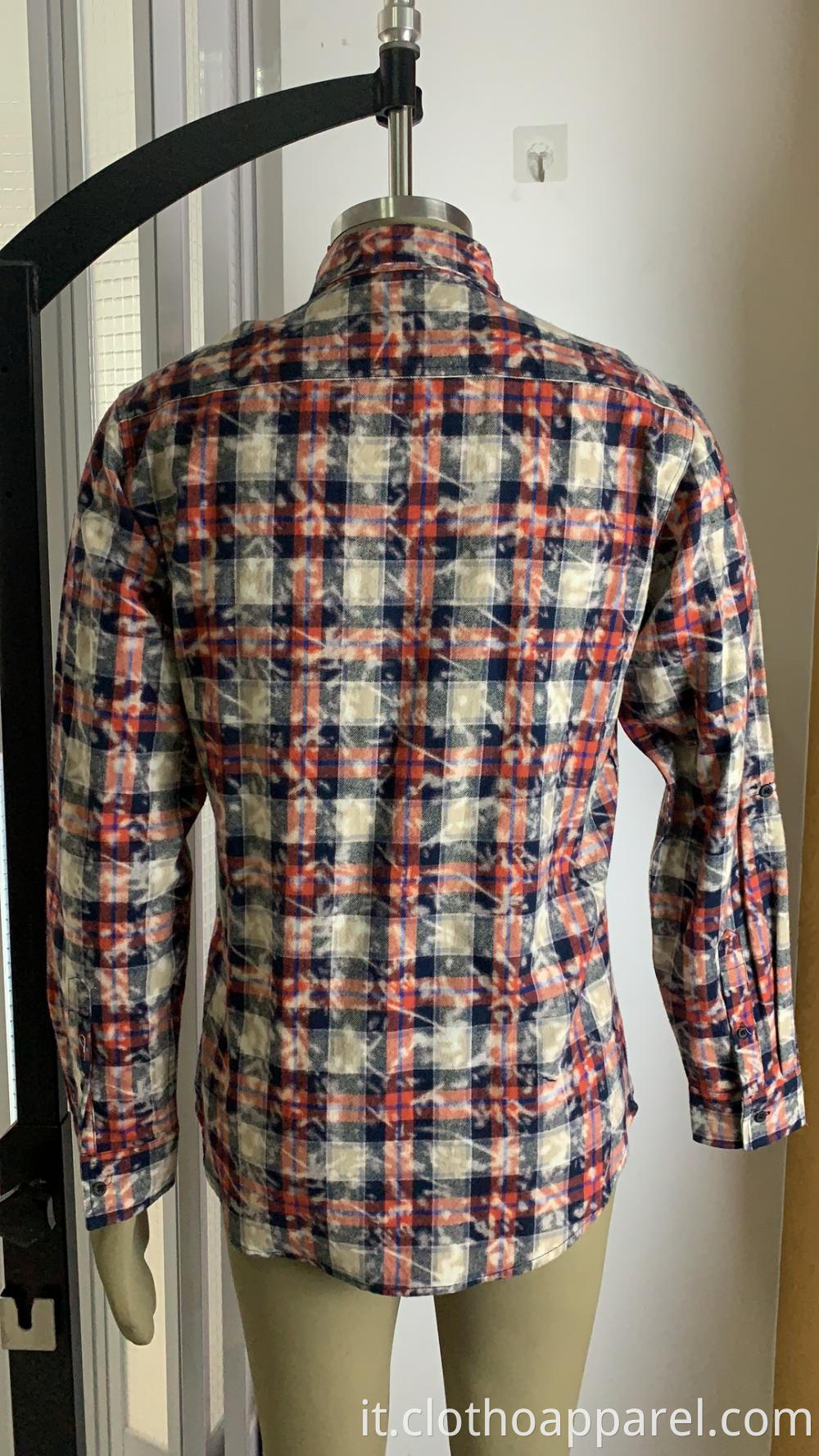 Men's 100% Cotton Double-Pocket Flannel Shirt